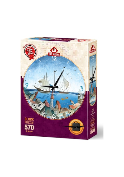 Art Puzzle Su Şehri 570 Parça Saat Puzzle