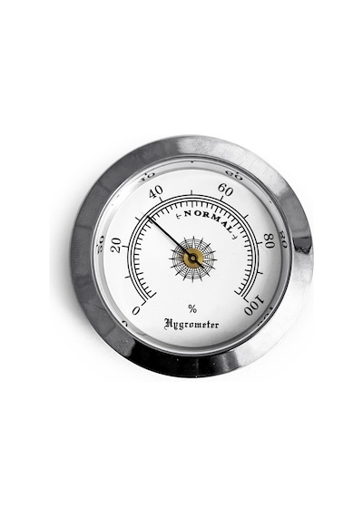 Analog Higrometre Nem Ölçer Humidor Puro Kutusu için Metal Çerçev N11.1834
