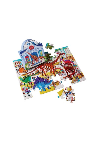 Crocodile Creek Müzede Bir Gün Puzzle 48 Parça Dinozor