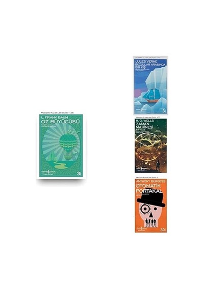 Oz Buyucu + Buzullar Arasinda Bir Kis +zaman Makinasi + Otomatik Portakal 4 Set