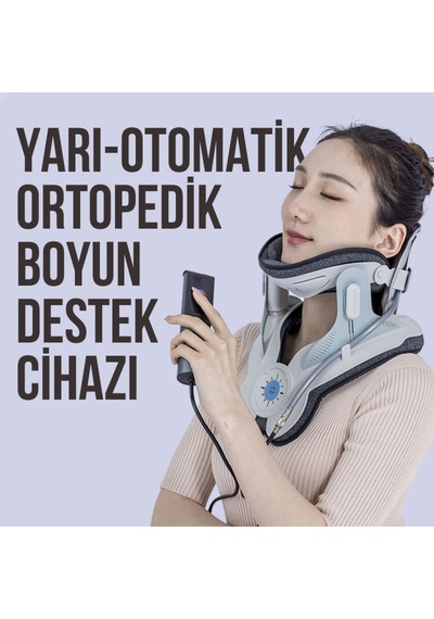 Mdsgroup Boyun Masaj Cihazı Yarı Otomatik&kumandalı Ortopedik Boyunluk//boyun Fıtığı// Çok Renkli