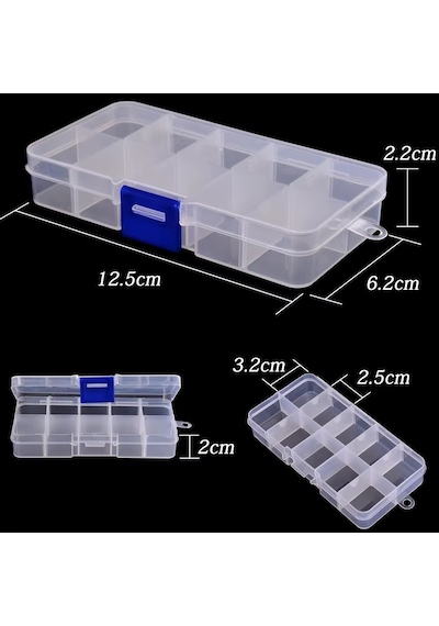 Yate10 5 Adet 10 Bölmeli Organizer Kutu