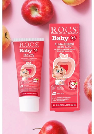 R.o.c.s. Baby 0-3 Yaş Elma Püresi Diş Macunu 35ml
