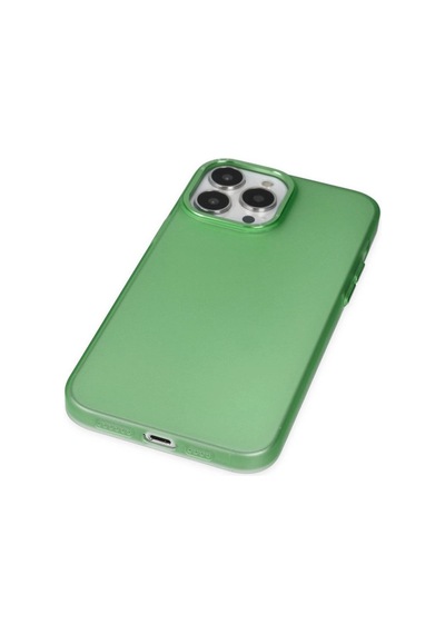 Apple iPhone Uyumlu 13 Pro Kılıf Modos Metal Kapak - Koyu Yeşil
