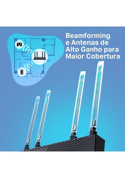 Archer Ax53, Ax3000 Dual Band Gigabit Wi-fi 6 Router, Fiber Destekli, 4 Gigabit Lan Ports, Wpa3, Oyun İçin İdeal Xbox/ps4/steam