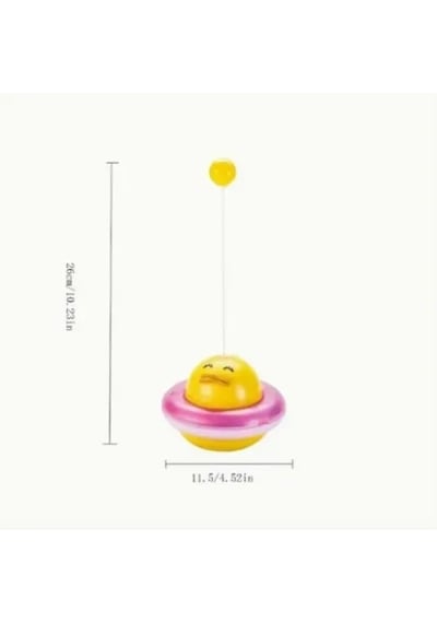 Dodes Ufo Şekilli Ördek Kedi Oyuncağı