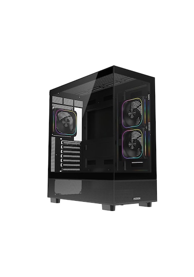 Fazeon F17 750w 80plus Bronze 3x120mm Argb Fanlı Atx Siyah Bilgisayar Kasası