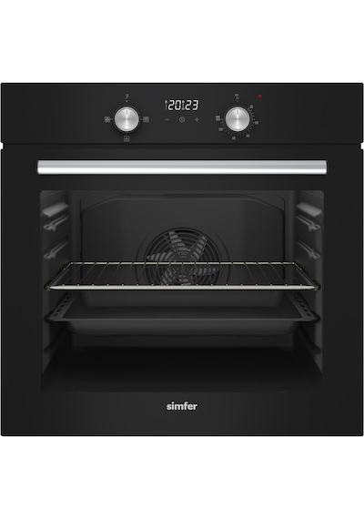 Simfer SB8203 Diamond 66 LT Ankastre Fırın Siyah