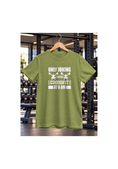 Segungear Onlyjoking Erkek Regular Fit Baskılı Spor Tişört Haki - 933732586 Haki