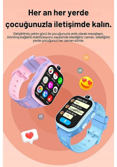 Harvox 4G Pro + Plus Android Sim Kartlı Akıllı Çocuk Saati (İthalatçı Garantili)
