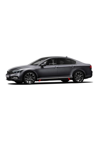S-Dizayn  Volkswagen Passat B8.5 Krom Yan Kapı Çıtası 8 Parça 2019 ve Üzeri