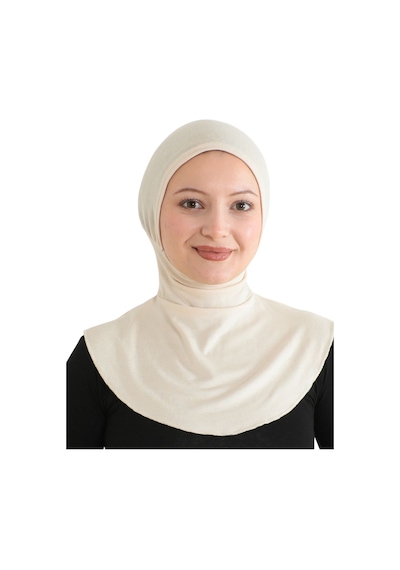 Modish Group Kadın Boyunluklu Hijab Tesettür Pratik Spor Bone - Sarı BEj