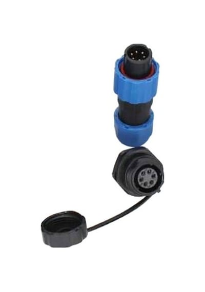 Powermaster Sd13 Tipi Su Geçirmez 6 Pin Konnektör