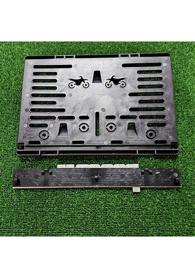 Motorsiklet Plakalık Wasted Lazer Kesim 3d Kabartmalı Model Motor Plakalığı