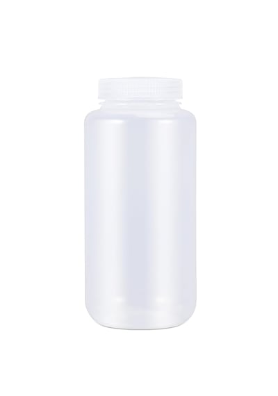 Borox Plastik Şeffaf Şişe 1000ml - Vida Kapaklı - 12 Adet Toptan