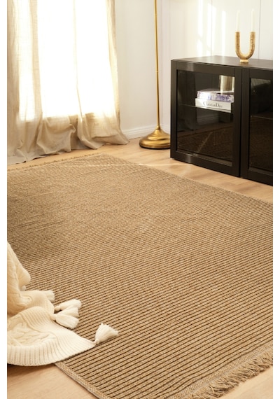 Kaşmir Halı Kilim/jüt Assos V2 80x150 Cm Kahverengi
