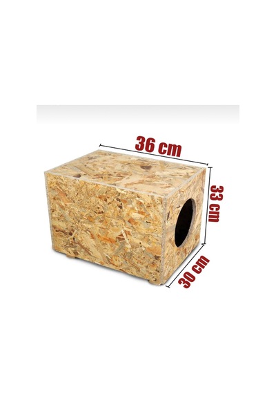 Kedi Kulübesi Kedi Yuvası Kedi Evi -1 Kg Mama Hediyeli-30x33x36cm Iç Ve Dış Mekan Su Ve Isı Yalıtım