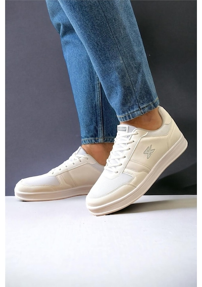 Erkek Günlük Sneaker Rahat Spor Ayakkabı Beyaz-Beyaz
