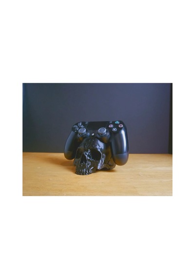 Dekoratif Kuru Kafa Detaylı Kol Standı, Oyun Kolu Tutucu Stand, Ps5/ps4/xbox/nintendo Uyumlu
