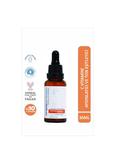 Acqua Perfection Aydınlatıcı ve Renk Tonu Eşitleyici Vitamin C Serum 30 ML