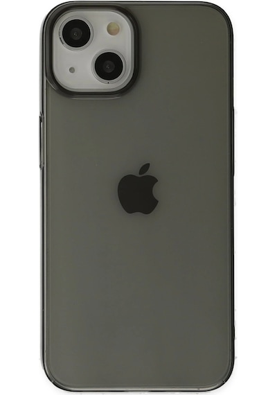 Cosmotex Newface İphone 14 Plus Kılıf Pc Sert Şeffaf Kapak - Siyah