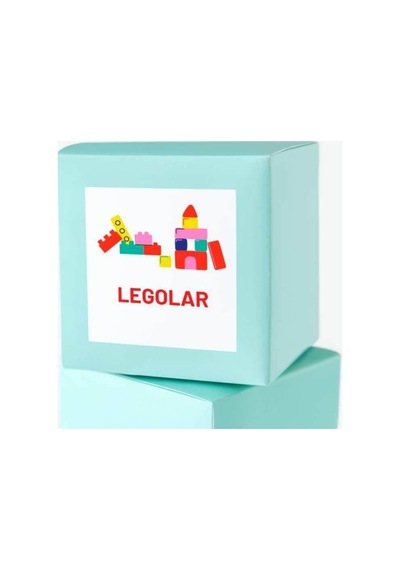 Yapı Oyuncaklar Temalı Etiket Kare Mat Sticker Thank You Serisi 4.5 Cm 40 Adet Çok Renkli