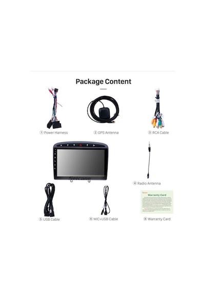 Peugeot 308 2008+ Uyumlu Multimedya Navigasyon Usb Kamera Carplayer