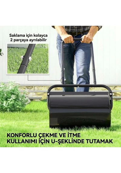 Gardenpro Gp-50r Rulmanlı Çim Silindiri-50 Cm İş Genişliği