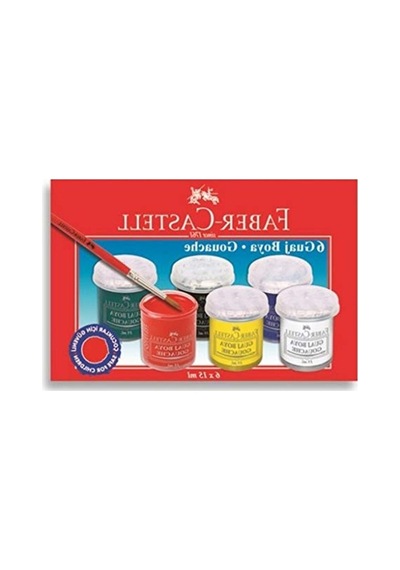 6 Renk Guaj Boya Seti: Faber-castell İle Sanat Aktiviteleri İçin 10'lu