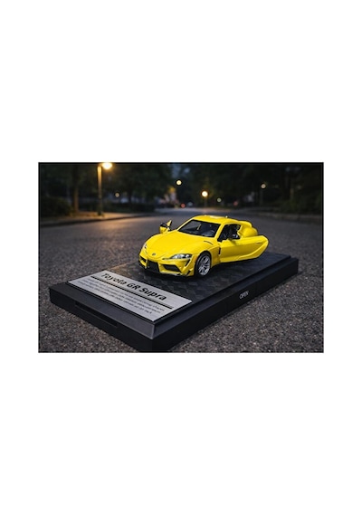 Toyota Gr Supra Diecast Model Araba 1:26 Ölçek Özel Standlı Toyota Supra
