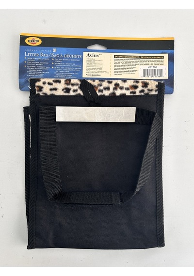 Leopar Desenli Oto Koltuk Arkası Organizer Çanta 21x19x7cm
