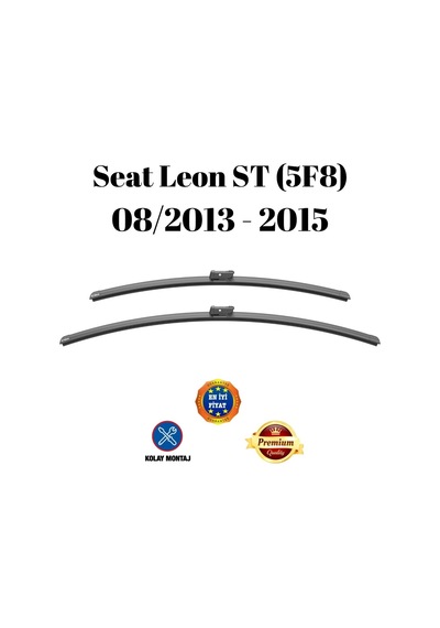 Seat Leon St 5f8 2013 2014 2015 Uyumlu Araca Özel Ön Cam Muz Tipi Silecek Süpürgesi Takımı 65/40cm 2li Set Silbak