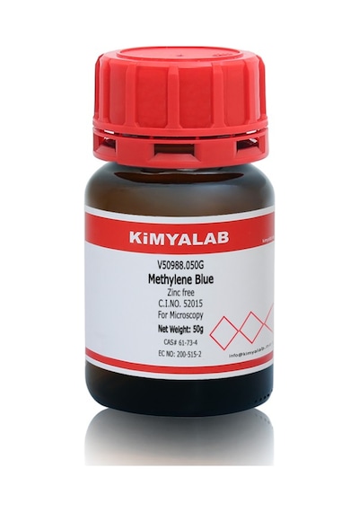 Kimyalab Metilen Mavisi Toz Methylene Blue Zinc Free 50 G
