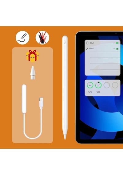Palm-rejection Wireless Şarj Eğilim Çizim Apple Uyumlu iPad  2.nesil 2018 Sonrası Dokunmatik Kalemi Pencil 2.nesil
