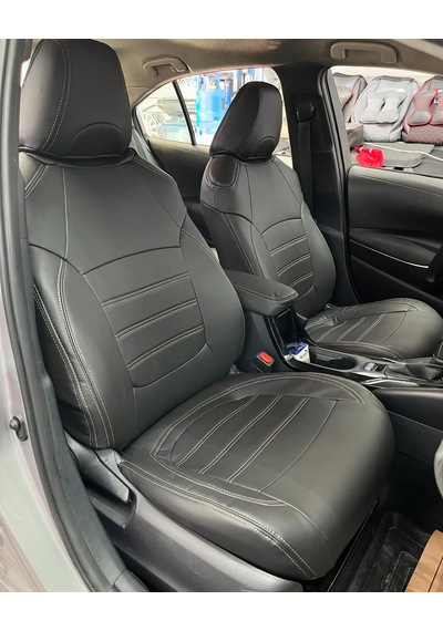 Toyota Corolla Uyumlu Araca Özel Deri Oto Koltuk Kılıfı 158357