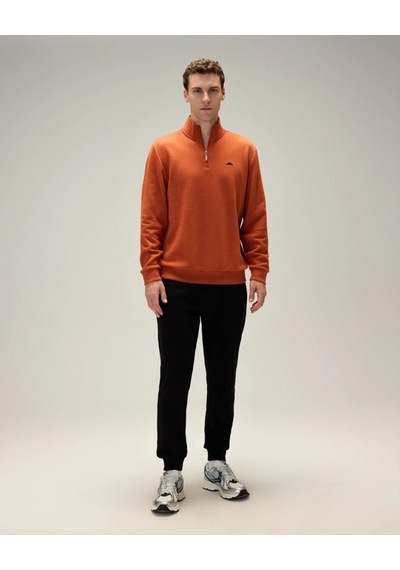 Ellesse 5wm1603-br Erkek Yarım Fermuarlı Sweat Kiremit
