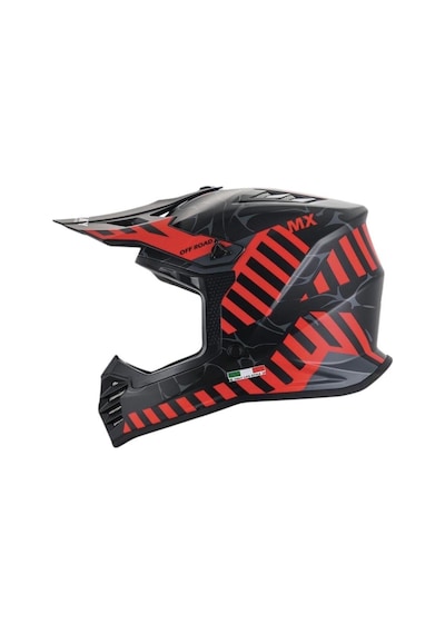 Sway Alert Full Face Tam Korumalı Kask 53-54cm Siyah - Kırmızı Siyah - Kırmızı