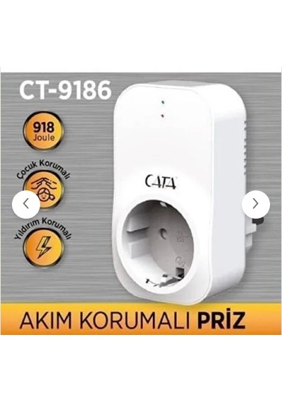 Cata Priz Regülatör Akım Korumalı Priz