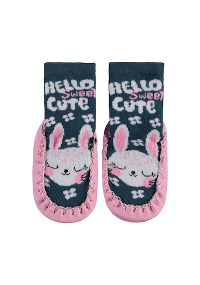 Civil Baby Cute Bebek Kız Havlu Çarık Çorap - Standart