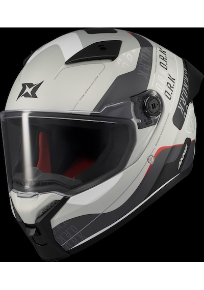 Axxis Fenix Ork Motosiklet Kaskı Beyaz - Gri
