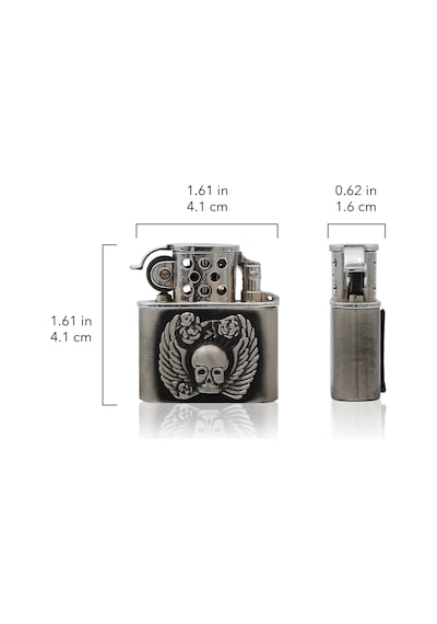 Zekupp Joker Çakmak - Zippo Kuru Kafa Tasarımlı Çakmak N11.3508