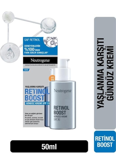 Neutrogena Retinol Boost  SPF15 Gündüz Kremi 50 ml