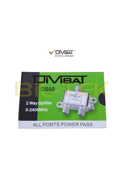 Divisat 1 Giriş 2 Çıkış 1/2 Splitter 5-2400