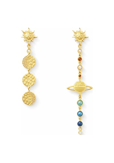 Çelik Gezegen Küpe Gold 70839298