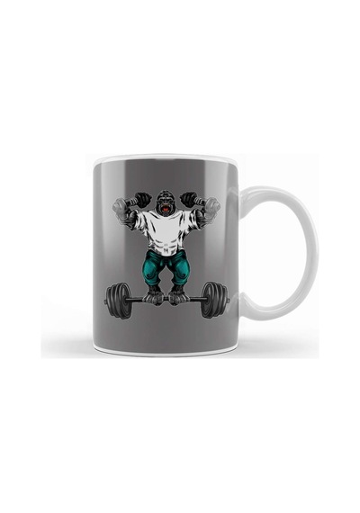 Gorilla Fitness Kupa Bardak Porselen Karışık