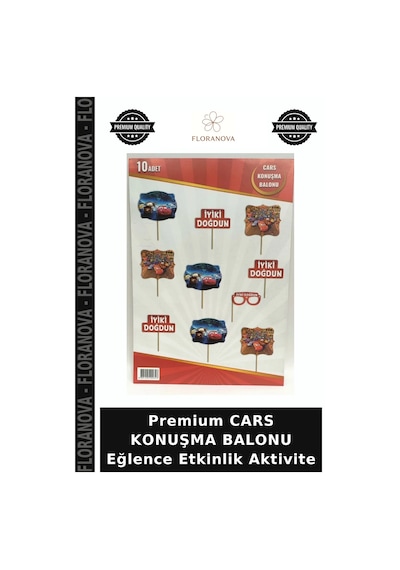 Premium Cars Konuşma Balonu Eğlence Etkinlik Aktivite Tüm Yaşlar