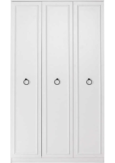 Hampton 3 Kapılı Gardırop-mat Beyaz 103x185x52 Cm Gxyxd