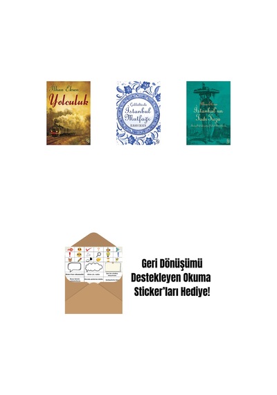 Yolculuk + İstanbul Mutfağı + İstanbul'un Tadı Tuzu + Okuma Sticker'ları