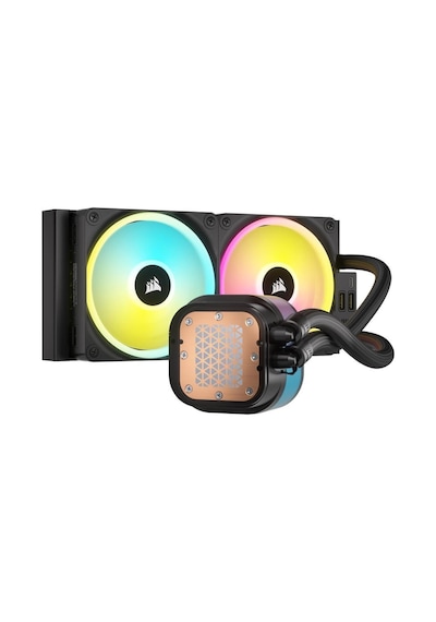 Corsair İcue Lınk H100i Rgb Cw-9061001-ww 240mm Siyah İşlemci Sıvı Soğutucu