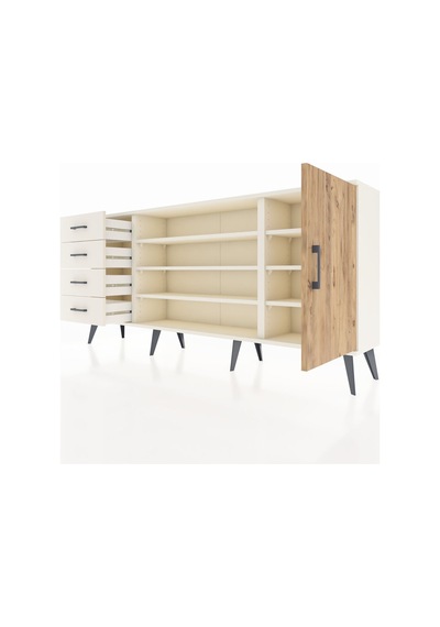 Arges Konsol 6 Raflı 4 Çekmeceli Tek Kapaklı 176x30x83 Aytaşı-çam/aytaşı Çam/aytaşı Arges Konsol 6 Raflı 4 Çekmeceli Tek Kapaklı 176x30x83 Aytaşı-çam/aytaşı Çam/aytaşı